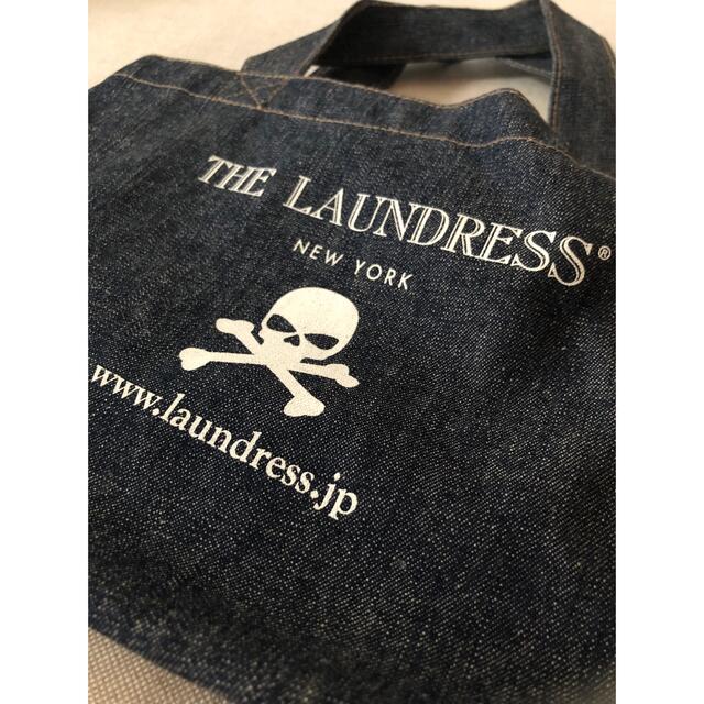 伊勢丹(イセタン)の白様専用　THE LAUNDRESS デニムトートバッグ レディースのバッグ(トートバッグ)の商品写真