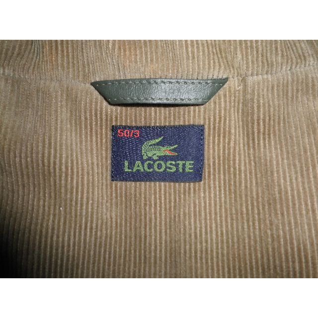 LACOSTE(ラコステ)のLACOSTE ラコステ　コーデュロイPコート(美品) メンズのジャケット/アウター(ピーコート)の商品写真