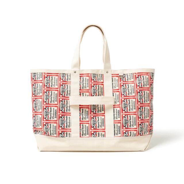 HUMAN MADE - Wasted Youth x Budweiser WYxBW TOTE BAGの通販 HUMAN MADE - Wasted Youth x Budweiser WYxBW TOTE BAGの通販