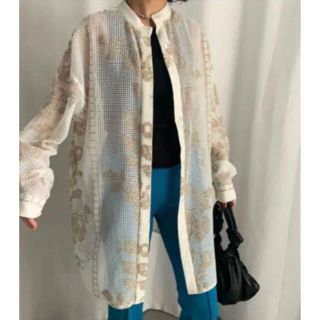 アメリヴィンテージ(Ameri VINTAGE)のamerivintageMEDI CROSS STITCH LIKE SHIRT(シャツ/ブラウス(長袖/七分))