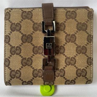 グッチ(Gucci)のGUCCI グッチ 二つ折り財布 GGキャンバス Wホック ダブルホック(財布)