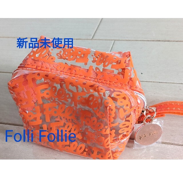 Folli Follie(フォリフォリ)の【新品未使用】Folli Follie　ミニポーチ レディースのファッション小物(ポーチ)の商品写真