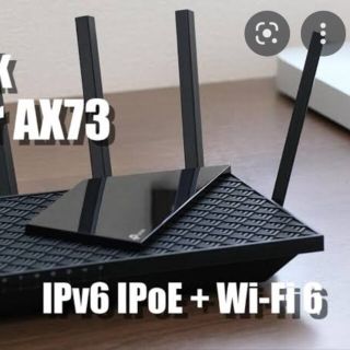 TP-Link AX73 WiFi6 無線LANルーター(その他)