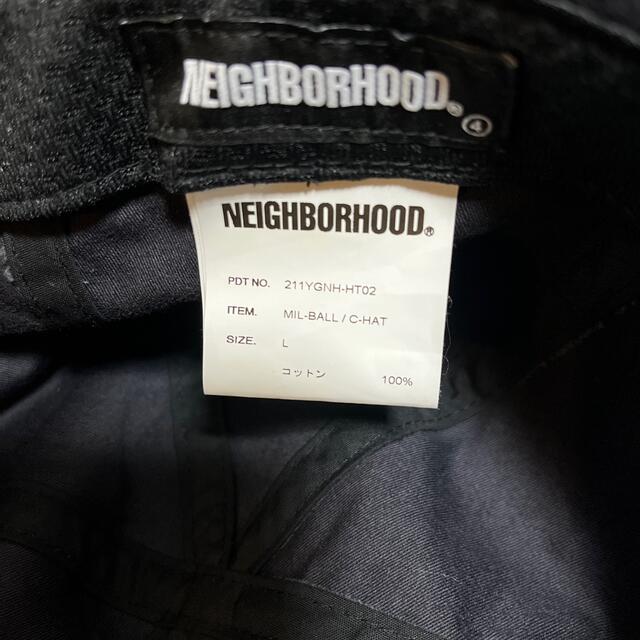 NEIGHBORHOOD(ネイバーフッド)のNeighborhood MIL-BALL/C-HAT BLACKネイバーフッド メンズの帽子(ハット)の商品写真