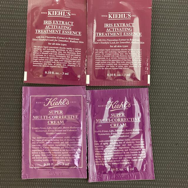 Kiehl's(キールズ)のKiehl's キールズ　エイジングケアライン　ローション&クリームサンプル コスメ/美容のスキンケア/基礎化粧品(化粧水/ローション)の商品写真