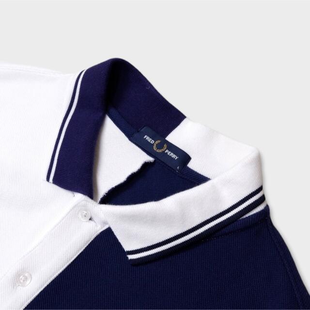 FRED PERRY(フレッドペリー)のFRED PERRY×BEAMS【別注 オーバーサイズ パネル切替 ポロシャツ】 メンズのトップス(ポロシャツ)の商品写真