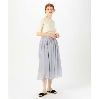 ボールジィ(Ballsey)の新品・タグ付き♡ Ballsey ナイアガラシフォン ギャザーミディスカート(ひざ丈スカート)