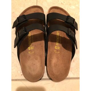 ビルケンシュトック(BIRKENSTOCK)のビルケンシュトック アリゾナ　サンダル　ブラック　26.5cm(サンダル)