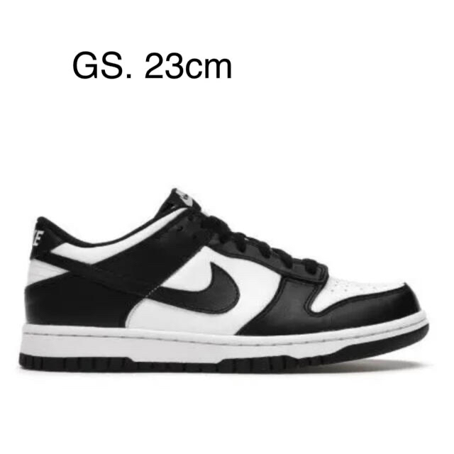 NIKE(ナイキ)のNike GS Dunk Low "White/Black" 23cm レディースの靴/シューズ(スニーカー)の商品写真