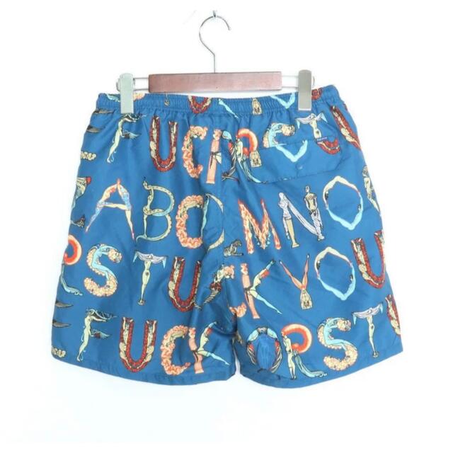 在庫得価 Supreme - Supreme 18SS Alphabet Water Shorts Blueの通販