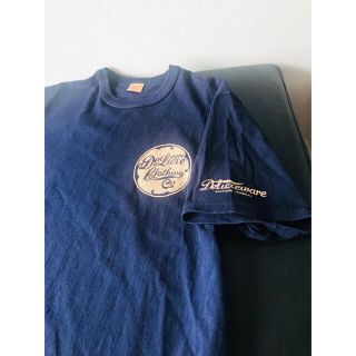 デラックス(DELUXE)のデラックスウエア、ネイビーＴシャツ美品(Tシャツ/カットソー(半袖/袖なし))