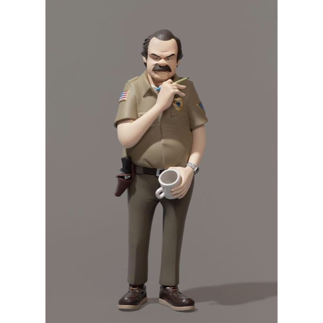 STRANGER THINGS JIM HOPPER 11.8インチ　フィギュア エンタメ/ホビーのフィギュア(SF/ファンタジー/ホラー)の商品写真