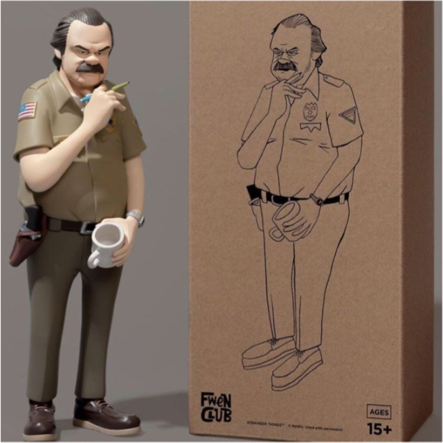 STRANGER THINGS JIM HOPPER 11.8インチ　フィギュア エンタメ/ホビーのフィギュア(SF/ファンタジー/ホラー)の商品写真