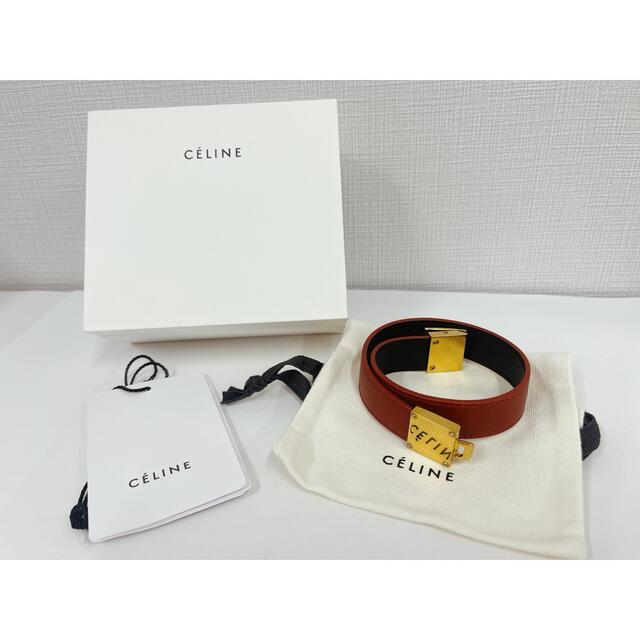 CELINE ダブルストラップブレスレット