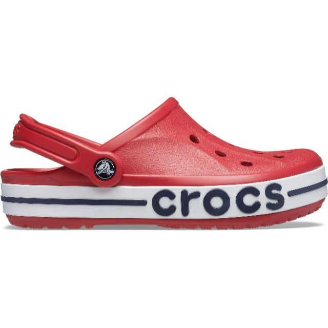 crocs(クロックス)の25cm クロックス バヤバンド クロッグ ペッパー ネイビー レッド系 レディースの靴/シューズ(サンダル)の商品写真