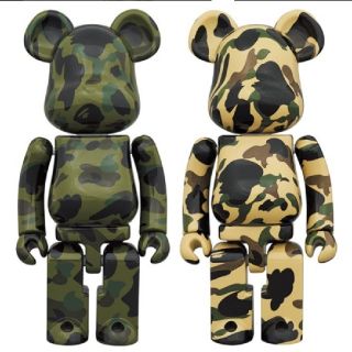 超合金 BE@RBRICK 1ST CAMO GREEN / YELLOW(その他)