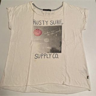 オーシャンパシフィック(OCEAN PACIFIC)のオーシャンパシフィック　OP RUSTY レディース　　プリントＴシャツ(Tシャツ(半袖/袖なし))