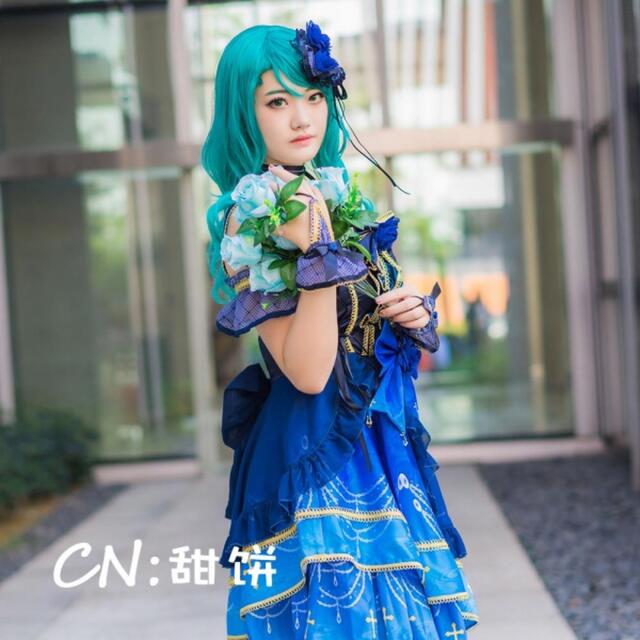 氷川紗夜　秋時雨に傘を　コスプレ