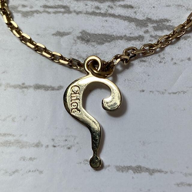 Chloe - クロエ Chloé ブレスレット ゴールド クエスチョンロゴ Chloe - クロエ Chloé ブレスレット ゴールド クエスチョンロゴ