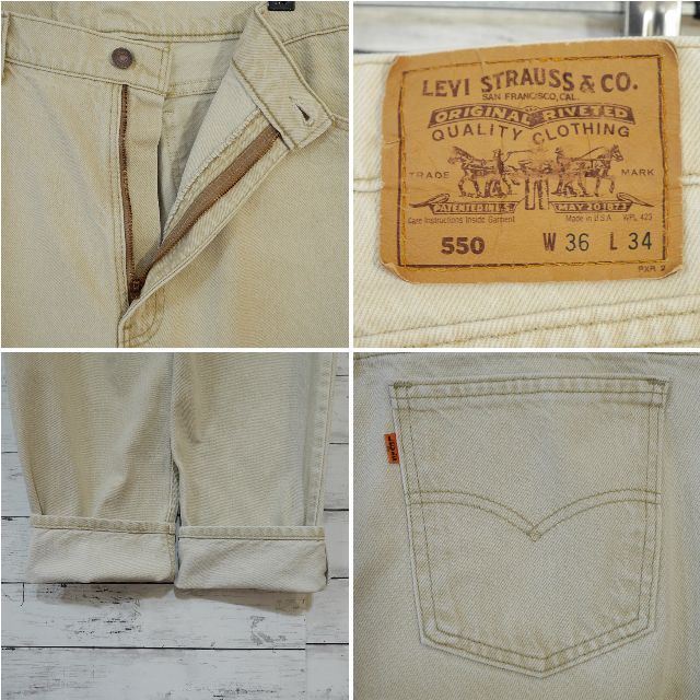 Levi's - 93年USA製 レアカラー リーバイス Levi's 550 W36 ジーンズの