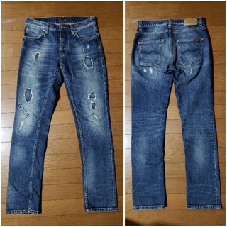 ヌーディジーンズ(Nudie Jeans)のNudie Jeans Grim Tim Dusky Bay W28L30美品(デニム/ジーンズ)