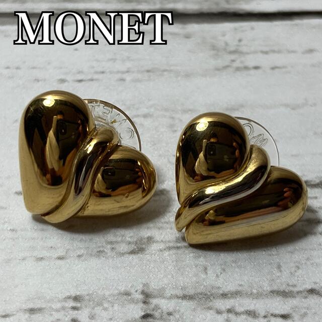 other(アザー)のMONET モネ　ハート　ピアス　ゴールド　アクセサリー　ヴィンテージ レディースのアクセサリー(ピアス)の商品写真