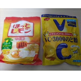 アサヒ(アサヒ)のほっとレモンのど飴とVC-3000のど飴(菓子/デザート)