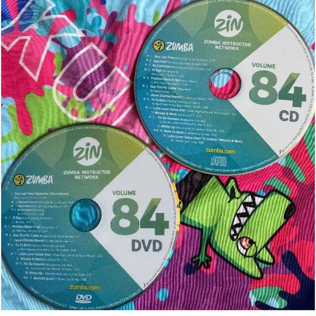 Zumba(ズンバ)のZUMBA ZIN84 DVD CDセット エンタメ/ホビーのDVD/ブルーレイ(スポーツ/フィットネス)の商品写真