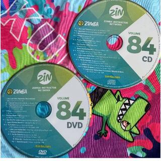 ズンバ(Zumba)のZUMBA ZIN84 DVD CDセット(スポーツ/フィットネス)