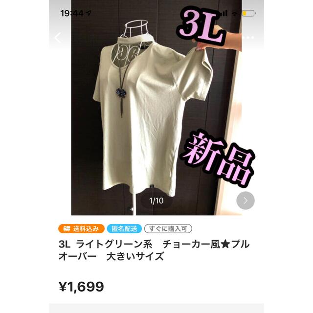 大ちゃん様専用　シャツ 4L、2点 レディースのトップス(シャツ/ブラウス(半袖/袖なし))の商品写真