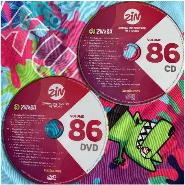 ZUMBA ZIN86 DVD CDセット