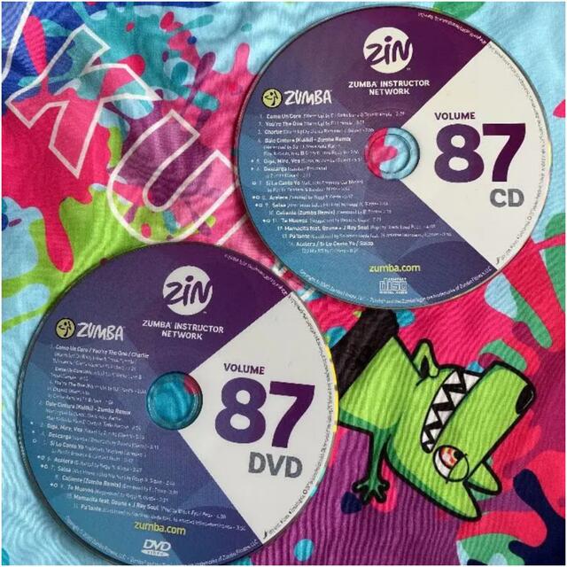 ZUMBA ZIN87 DVD CDセット