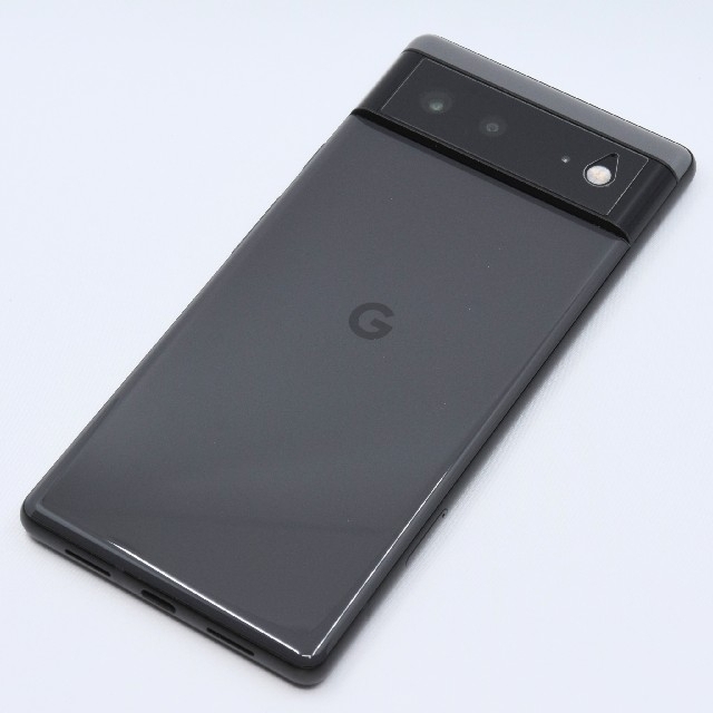 Google Pixel(グーグルピクセル)のGoogle Pixel6 SIMフリー ブラック 128GB ケース付き スマホ/家電/カメラのスマートフォン/携帯電話(スマートフォン本体)の商品写真