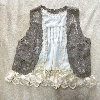 アクシーズファム(axes femme)の【148】axes femme   ショートジレセット(ベスト/ジレ)