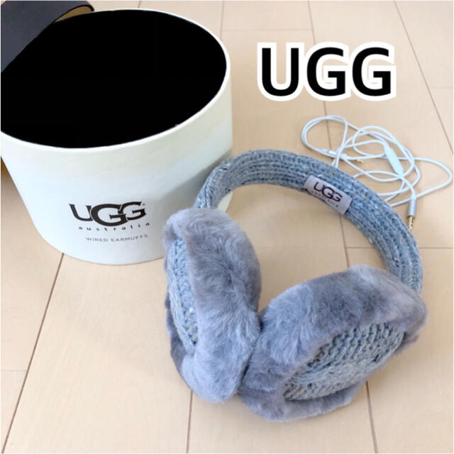 UGG(アグ)のUGG/アグ　イヤホンつきイヤーマフ スマホ/家電/カメラのオーディオ機器(ヘッドフォン/イヤフォン)の商品写真