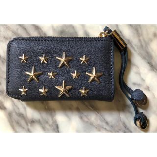 ジミーチュウ(JIMMY CHOO)の美品　ジミーチュウ　財布　コインケース　ネイビー(財布)