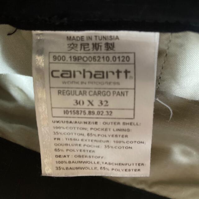 carhartt(カーハート)のCarhartt カーゴパンツ ブラック メンズのパンツ(ワークパンツ/カーゴパンツ)の商品写真