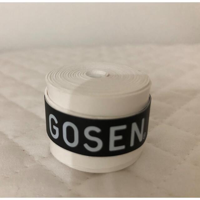 GOSEN グリップテープ 30個 白色★迅速発送 ゴーセンマイバチ色変更可