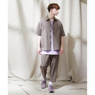 ハレ(HARE)の新品未使用◎EMMA CLOTHES(エマクローズ)ワイドクロップドパンツ(スラックス)