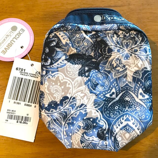 LeSportsac(レスポートサック)の【momo様専用】新品 LeSportsac スクエアコスメティック ポーチ レディースのファッション小物(ポーチ)の商品写真