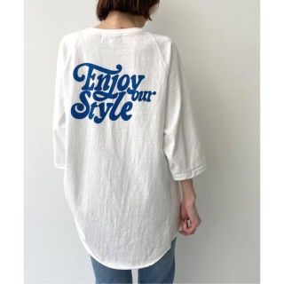 アパルトモンドゥーズィエムクラス(L'Appartement DEUXIEME CLASSE)のL'Appartement 【アメリカーナ】Print Raglan T-sh(カットソー(長袖/七分))