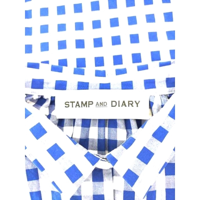 STAMP AND DIARY ギンガムチェックシャツワンピース レディース 2