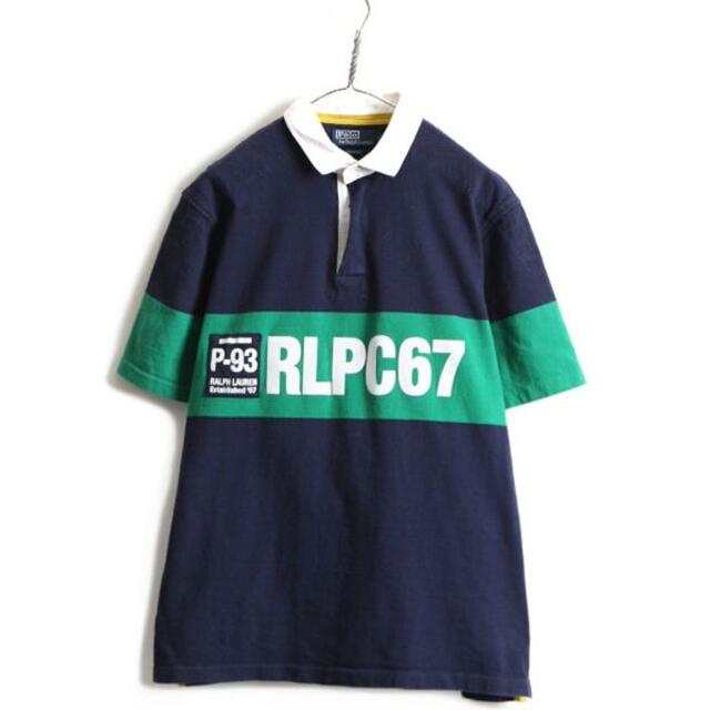 復刻 P-93 □ POLO ポロ ラルフローレン 半袖 ラガーシャツ ( メン