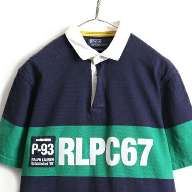 復刻 P-93 □ POLO ポロ ラルフローレン 半袖 ラガーシャツ ( メン
