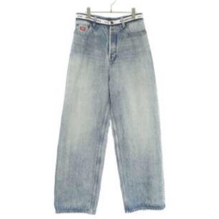 Balenciaga - バレンシアガ BALENCIAGA ウエストロゴ バギーデニム