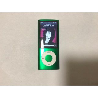 アップル(Apple)のiPod nano 5世代　16GB グリーン-12 作動品(ポータブルプレーヤー)