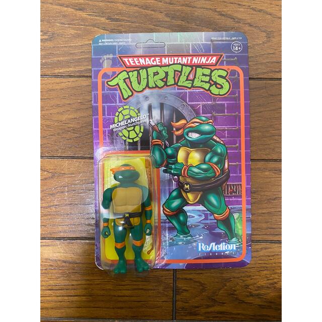 スーパー7 リ・アクション TMNT ニンジャタートルズ ミケランジェロ