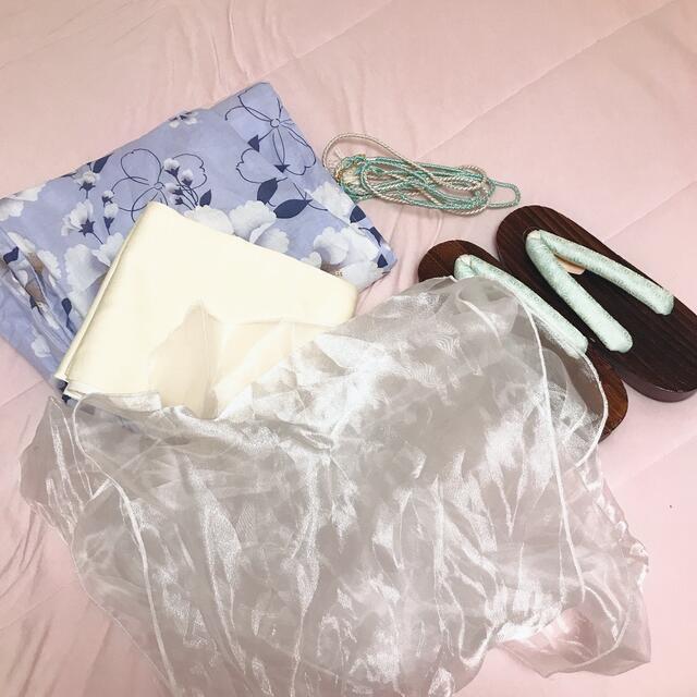 sugar完売♡パステルパープル花浴衣 レディースの水着/浴衣(浴衣)の商品写真