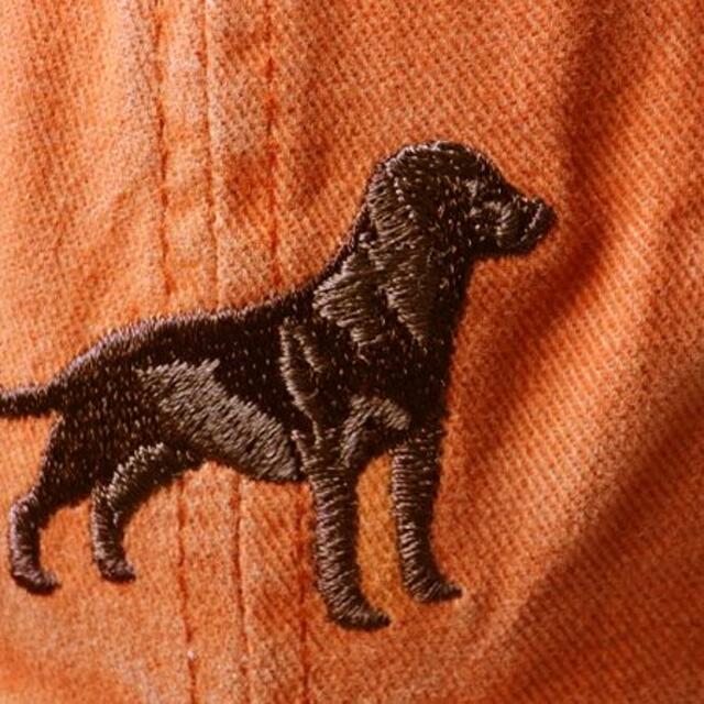 90s 00s オールド □ ORVIS オービス 犬 刺繍 コットン ベースボ