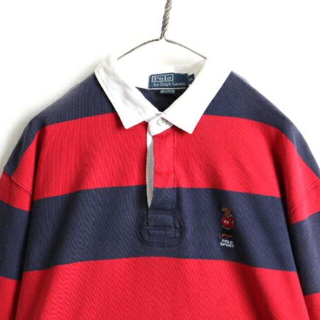 ポロベア 90s 初期 POLO SPORT 大きいサイズ XL □ ラルフロー ポロベア 90s 初期 POLO SPORT 大きいサイズ XL □ ラルフロー